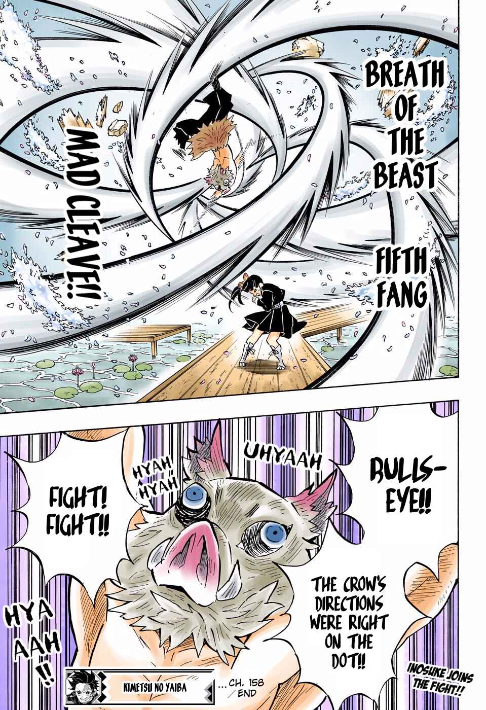Page 19 Chapter 158 Demon Slayer: Kimetsu no Yaiba (Official Colored)
