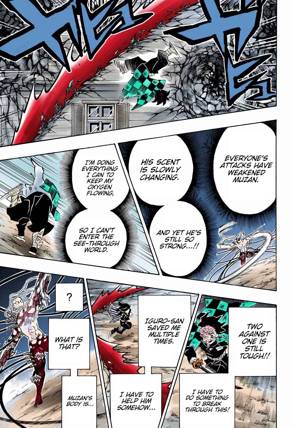 Page 17 Chapter 194 Demon Slayer: Kimetsu no Yaiba (Official Colored)
