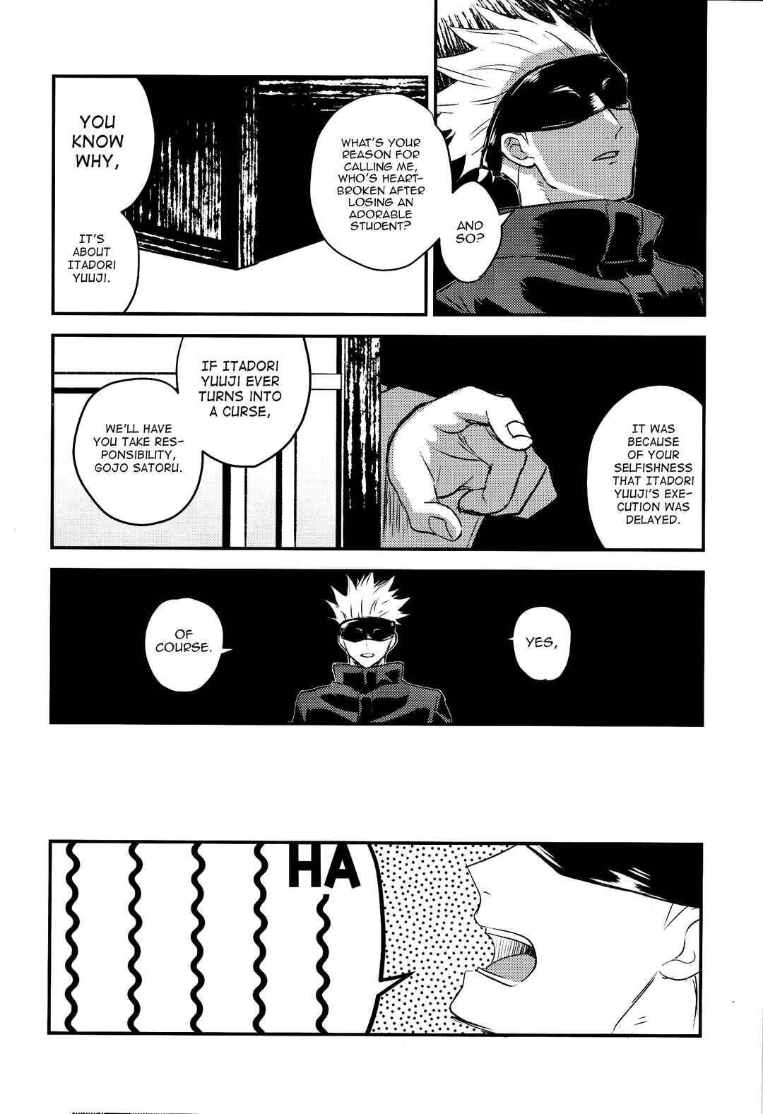 Page 6 Chapter Unknown_6d01 Jujutsu Kaisen - Kimi wo Norowaba, (Doujinshi)