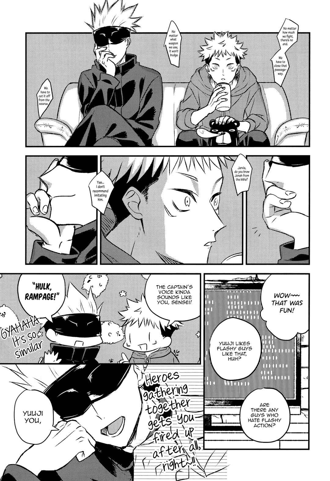 Page 9 Chapter Unknown_6d01 Jujutsu Kaisen - Kimi wo Norowaba, (Doujinshi)