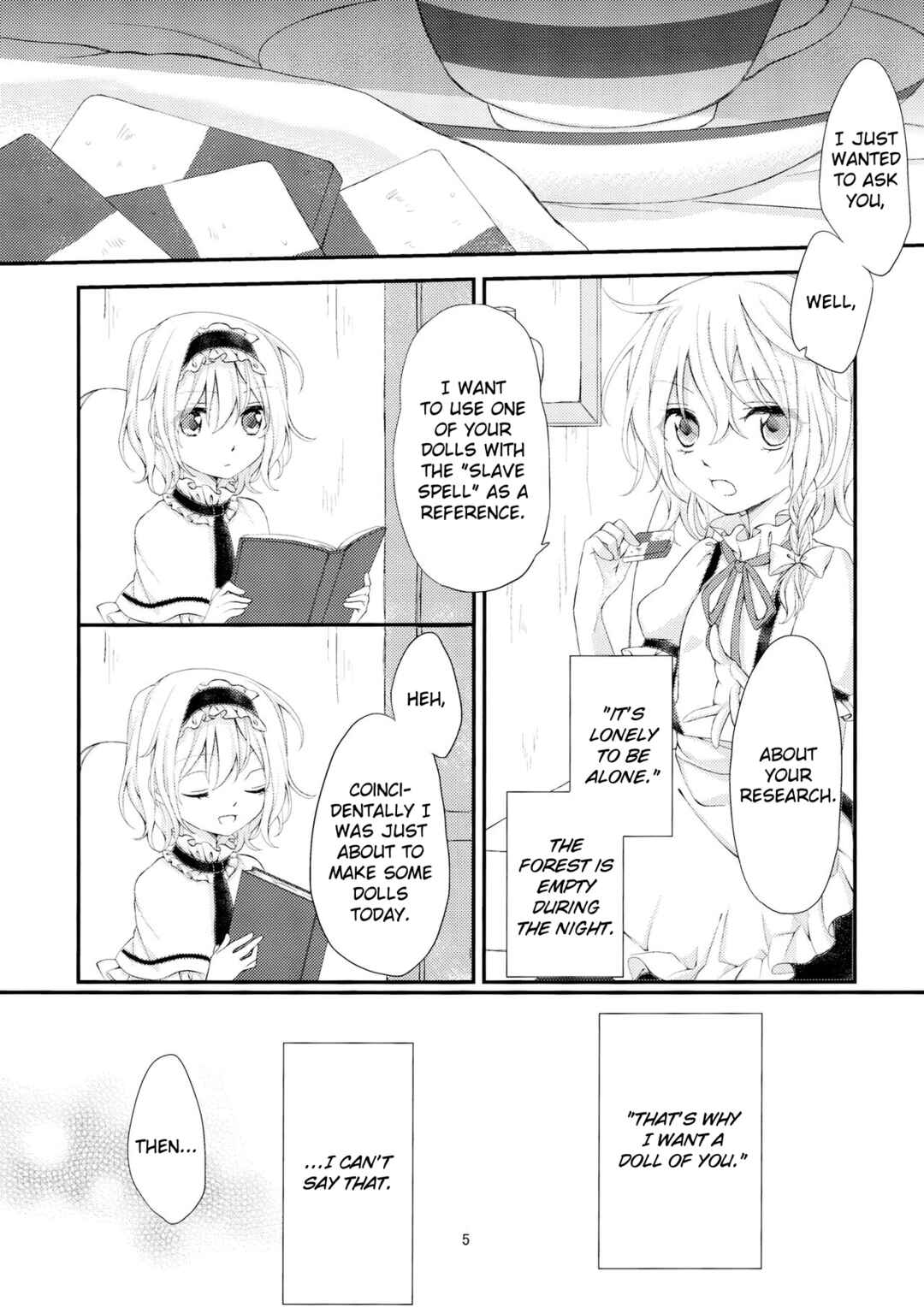 Page 6 Chapter Unknown_d332 Touhou - Suki na Hito wa Mahoutsukai (Doujinshi)