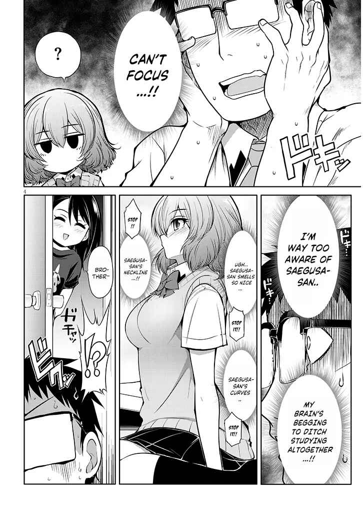 Page 4 Chapter 11 Saegusa-san wa Megane-senpai to Koi wo Egaku
