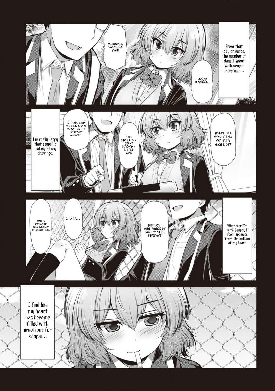 Page 15 Chapter 6 Saegusa-san wa Megane-senpai to Koi wo Egaku