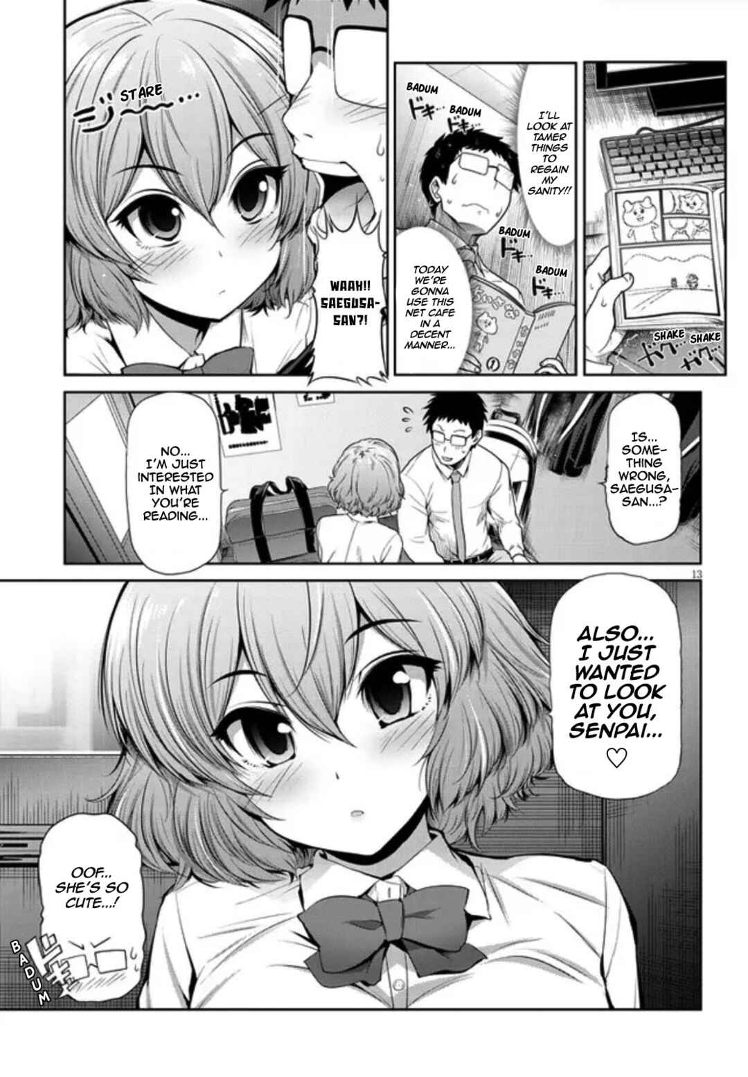 Page 13 Chapter 2 Saegusa-san wa Megane-senpai to Koi wo Egaku