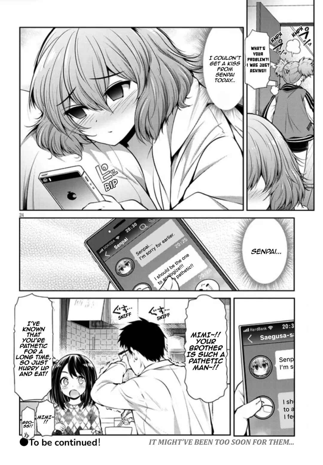 Page 24 Chapter 2 Saegusa-san wa Megane-senpai to Koi wo Egaku