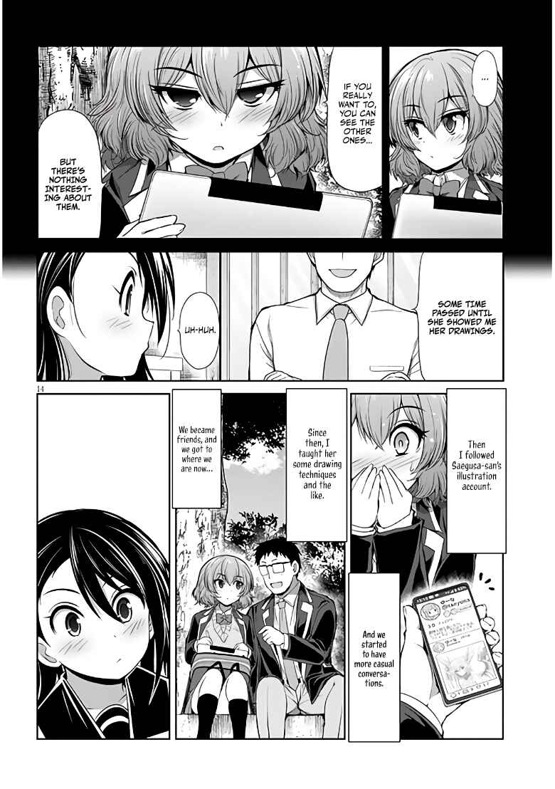 Page 14 Chapter 5 Saegusa-san wa Megane-senpai to Koi wo Egaku
