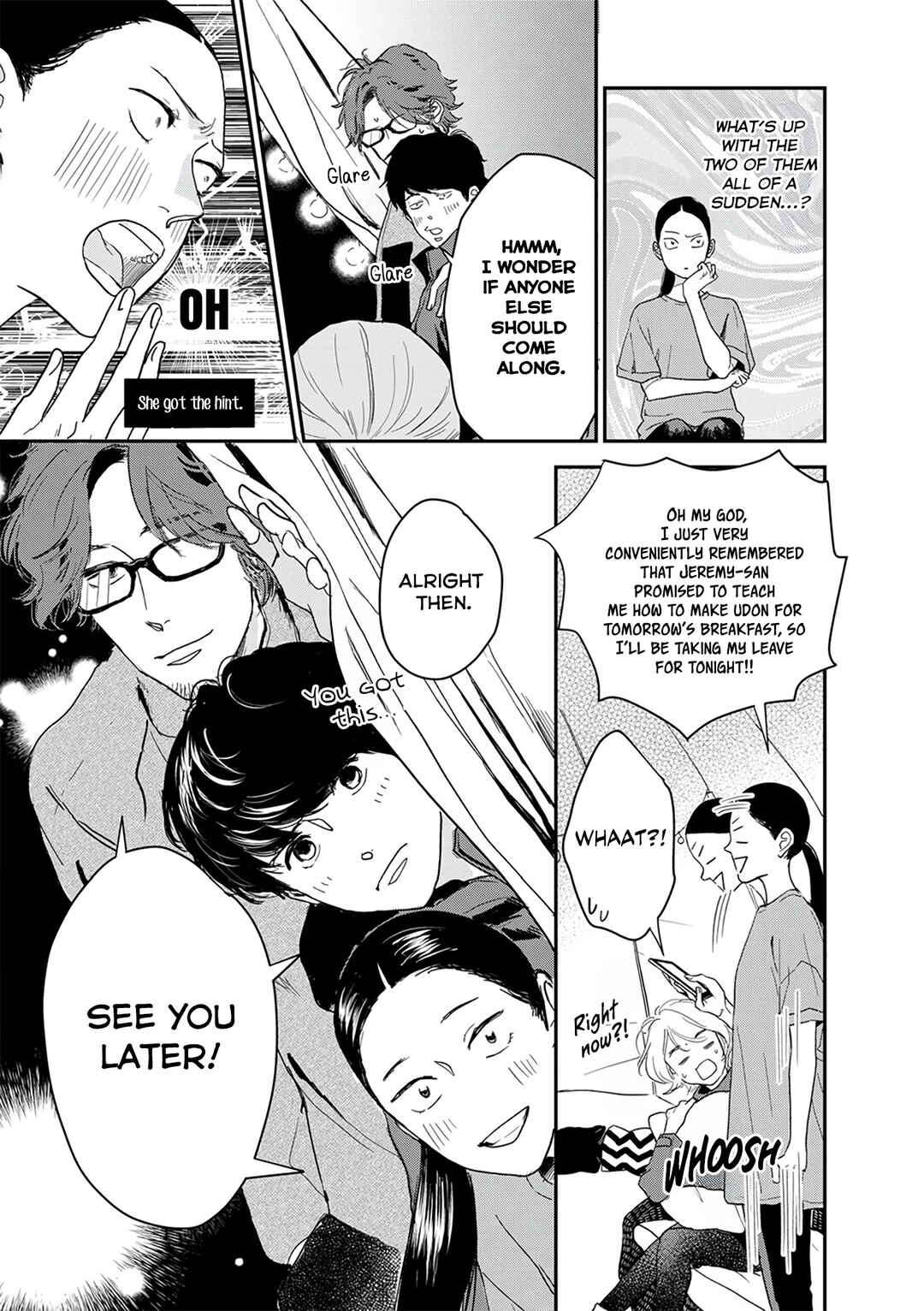 Page 9 Chapter 15 Me no Doku Sugiru Shokuba no Futari