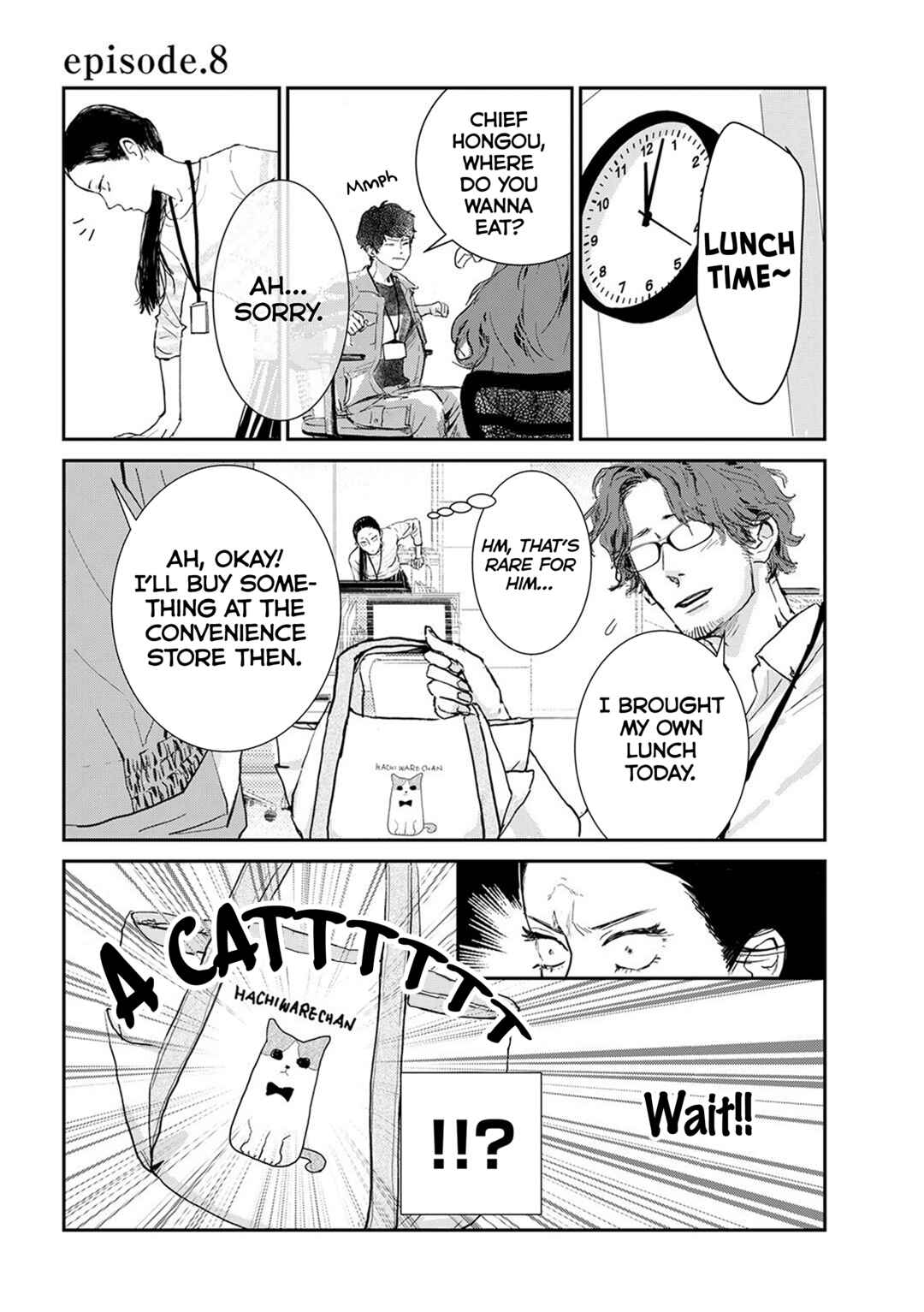 Page 2 Chapter 8 Me no Doku Sugiru Shokuba no Futari