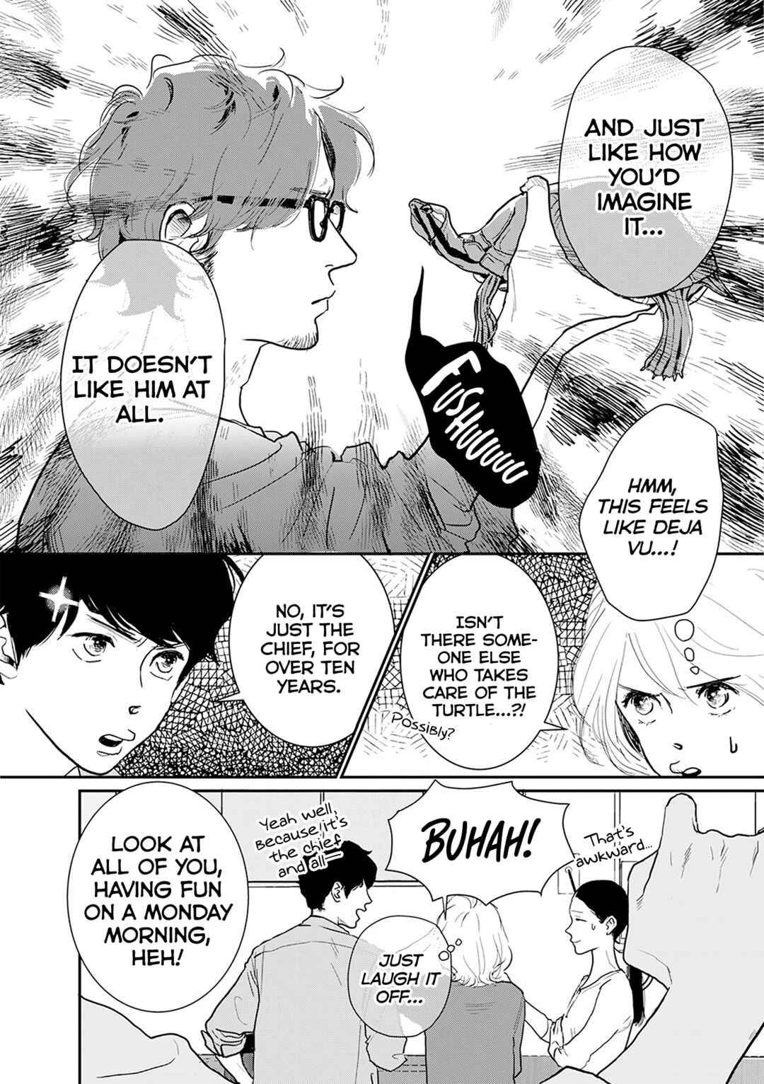 Page 8 Chapter 10 Me no Doku Sugiru Shokuba no Futari
