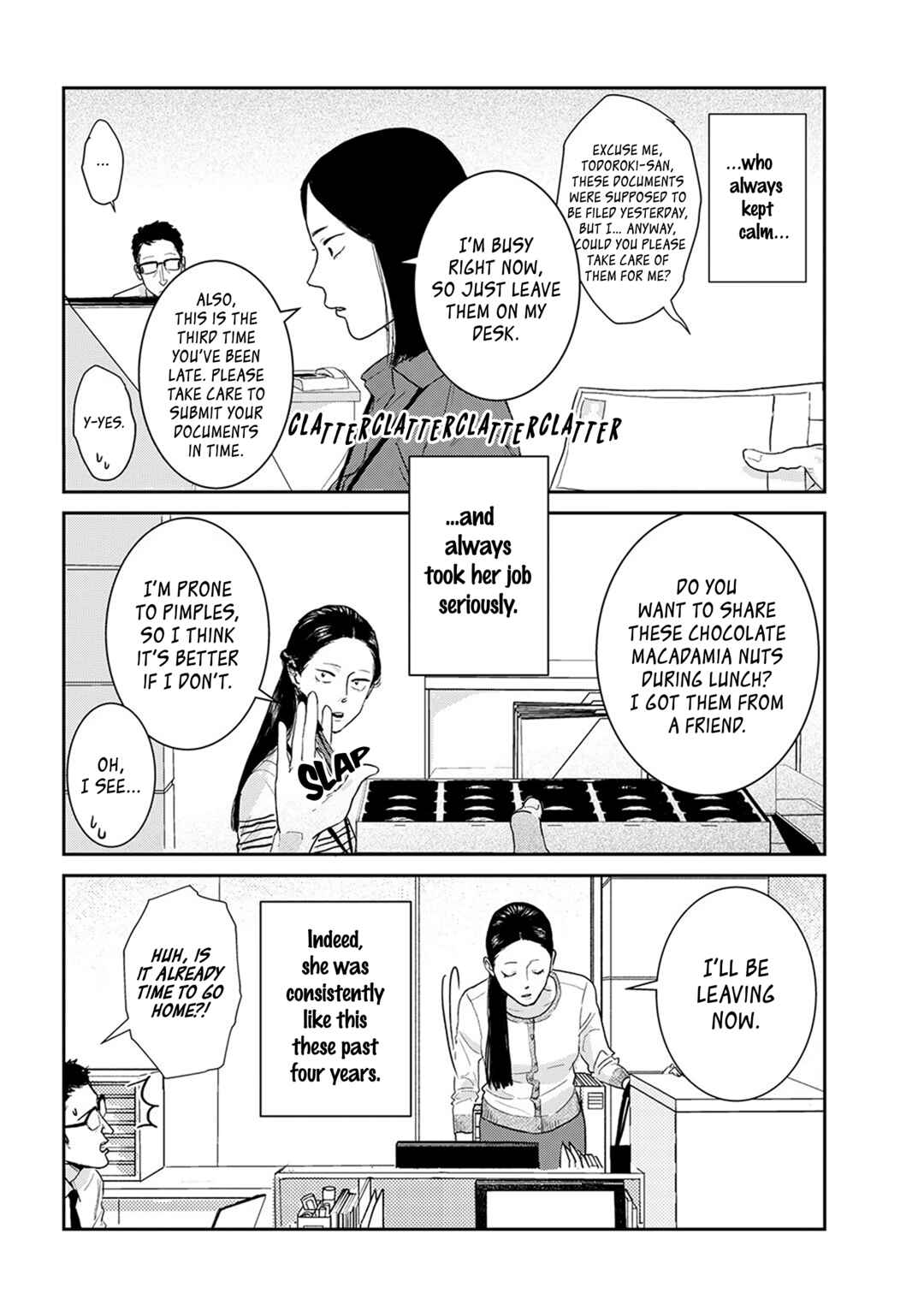Page 4 Chapter 9.2 Me no Doku Sugiru Shokuba no Futari