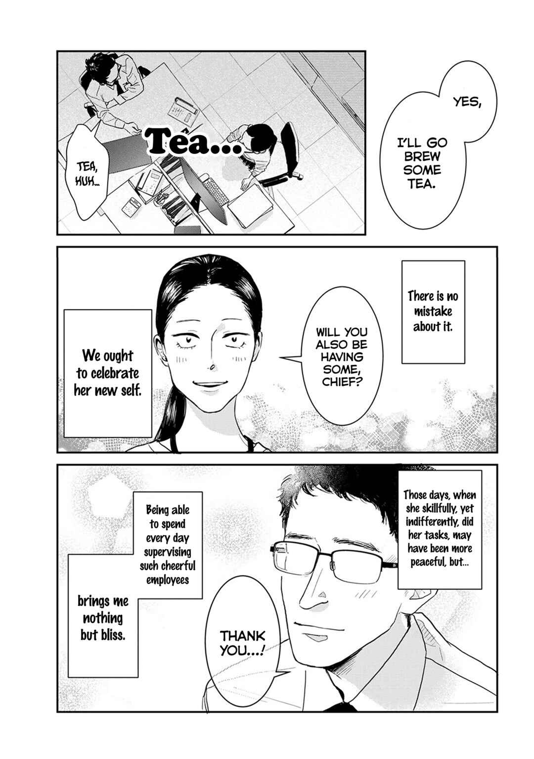 Page 9 Chapter 9.2 Me no Doku Sugiru Shokuba no Futari