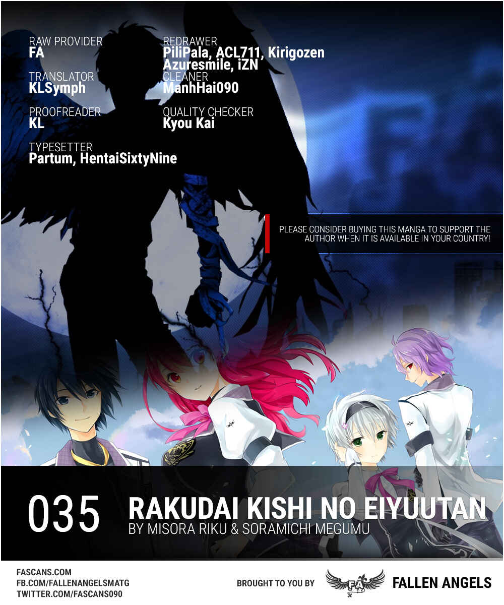 Page 37 Chapter 35 Rakudai Kishi no Eiyuutan