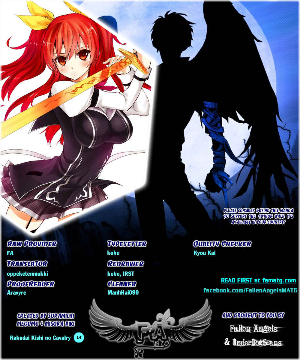 Page 50 Chapter 14 Rakudai Kishi no Eiyuutan
