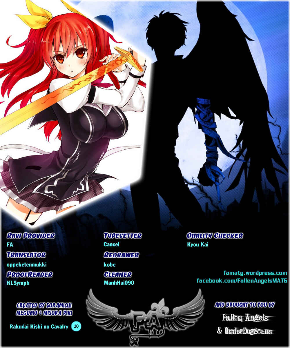 Page 1 Chapter 10 Rakudai Kishi no Eiyuutan