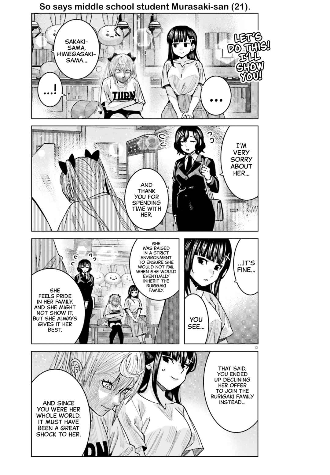 Page 13 Chapter 37 Himegasaki Sakurako Is a Hot Mess