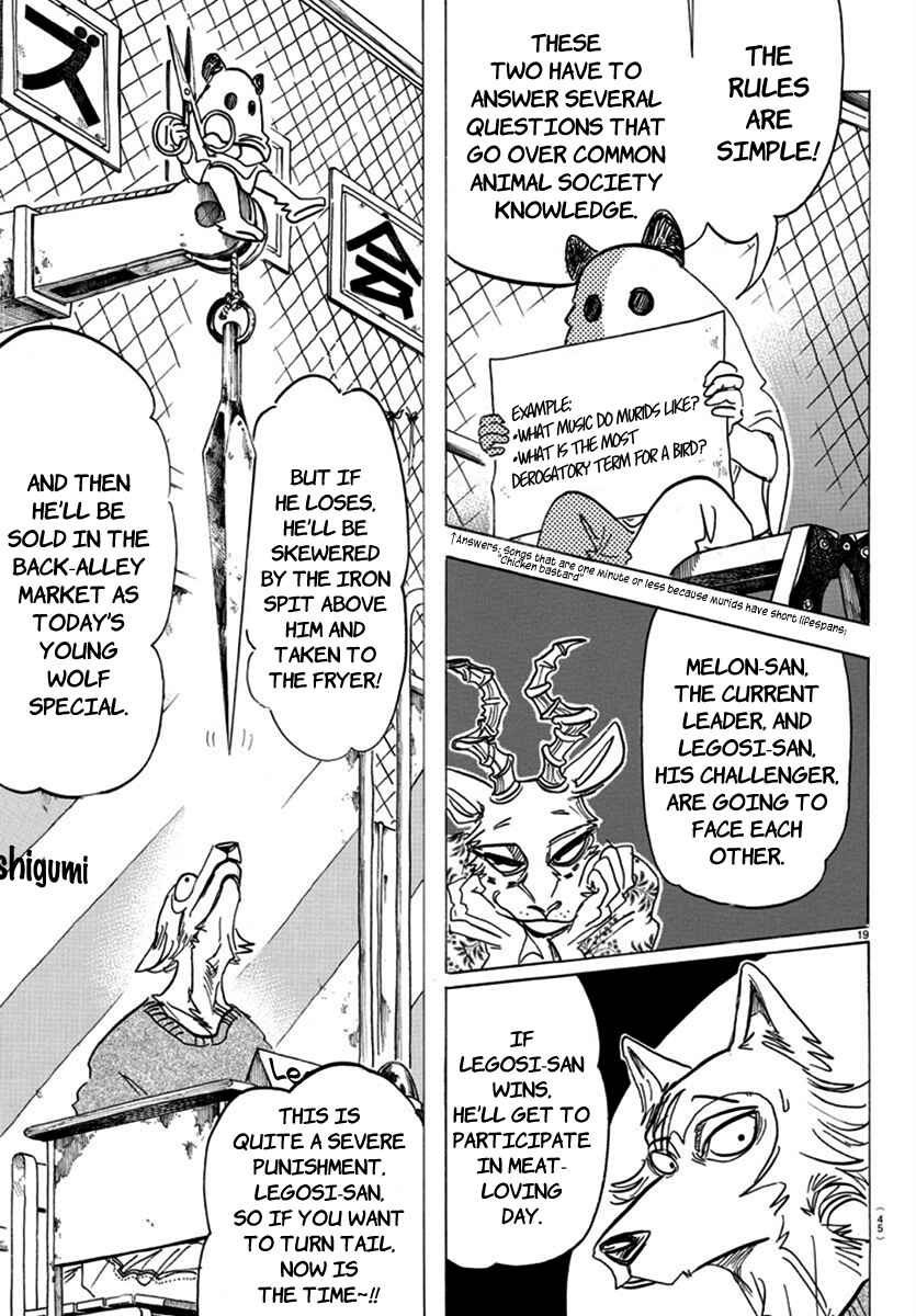 Page 19 Chapter 167 BEASTARS