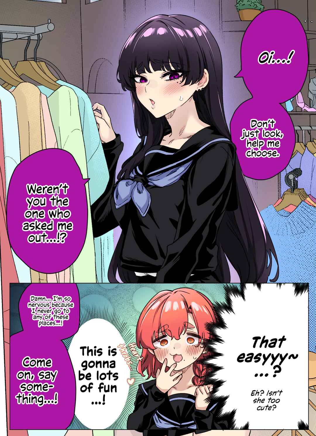 Page 2 Chapter 47 I Thought She Was a Yandere, but Apparently Shes Even Worse (Fan Colored)