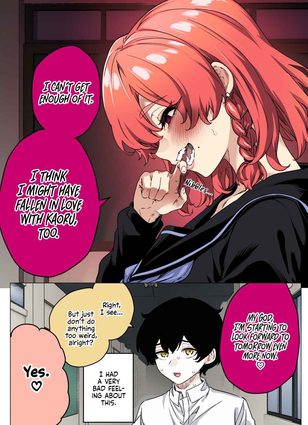 Page 2 Chapter 46 I Thought She Was a Yandere, but Apparently Shes Even Worse (Fan Colored)