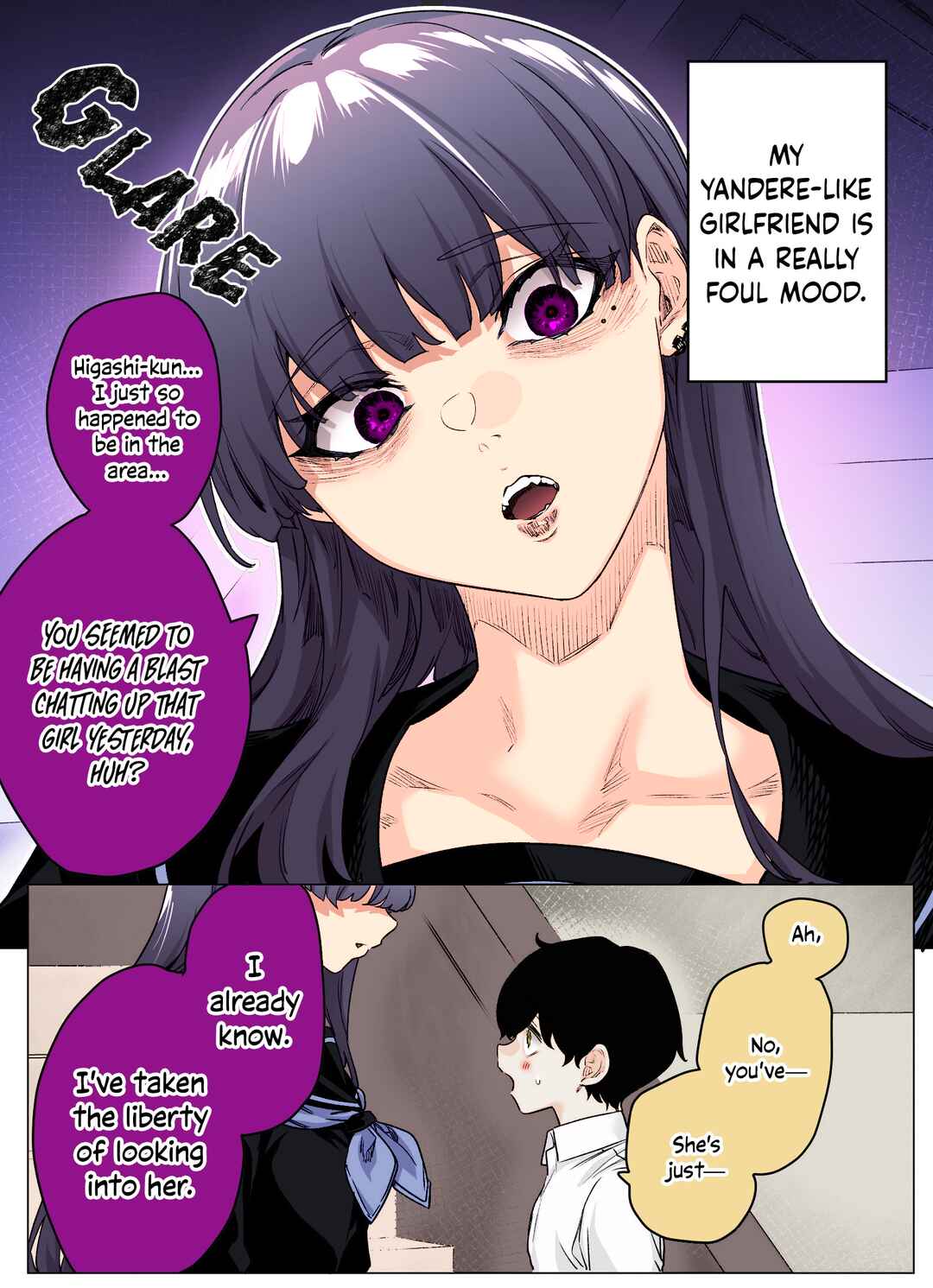 Page 1 Chapter 27 I Thought She Was a Yandere, but Apparently Shes Even Worse (Fan Colored)