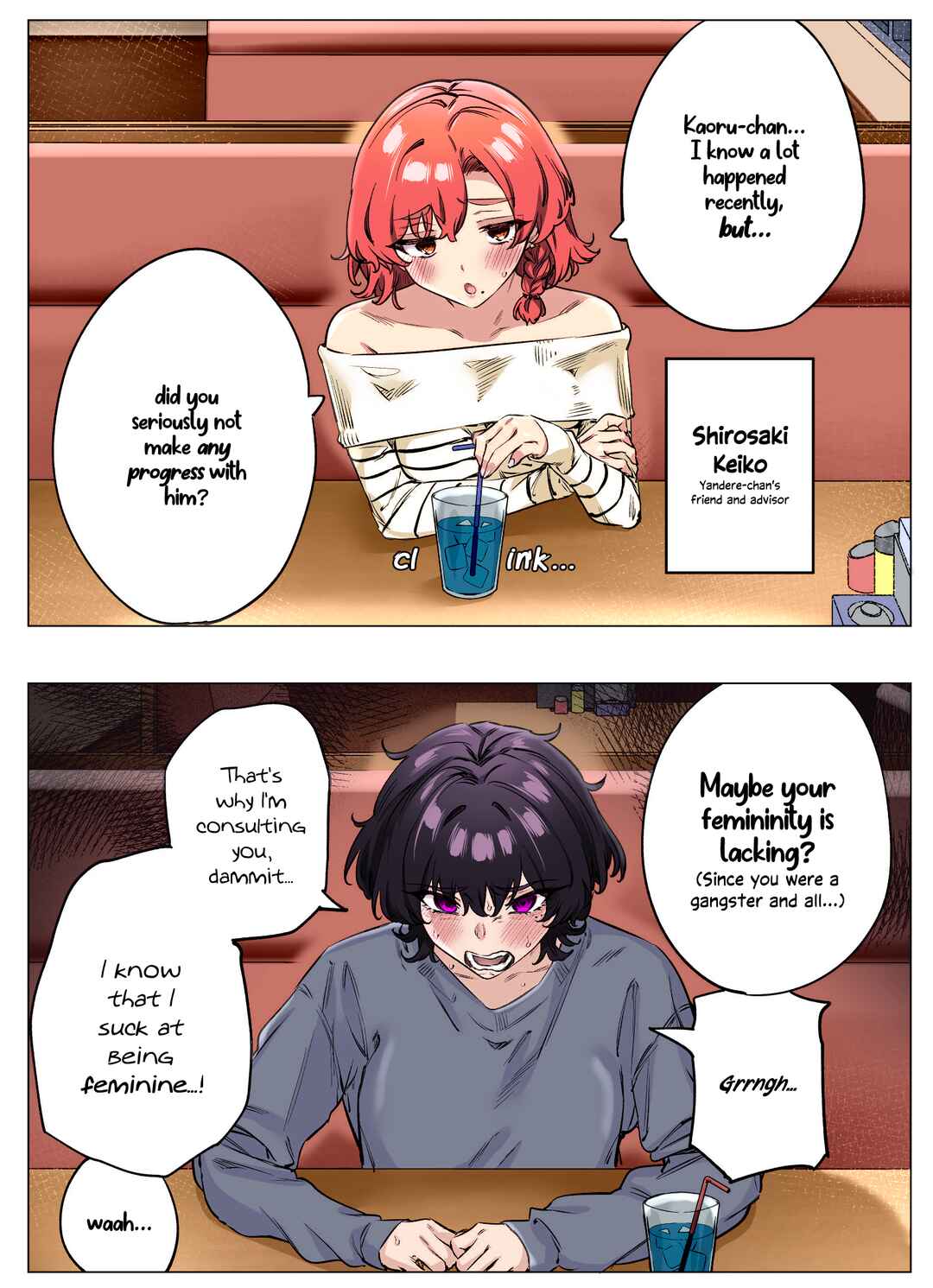 Page 1 Chapter 70 I Thought She Was a Yandere, but Apparently Shes Even Worse (Fan Colored)