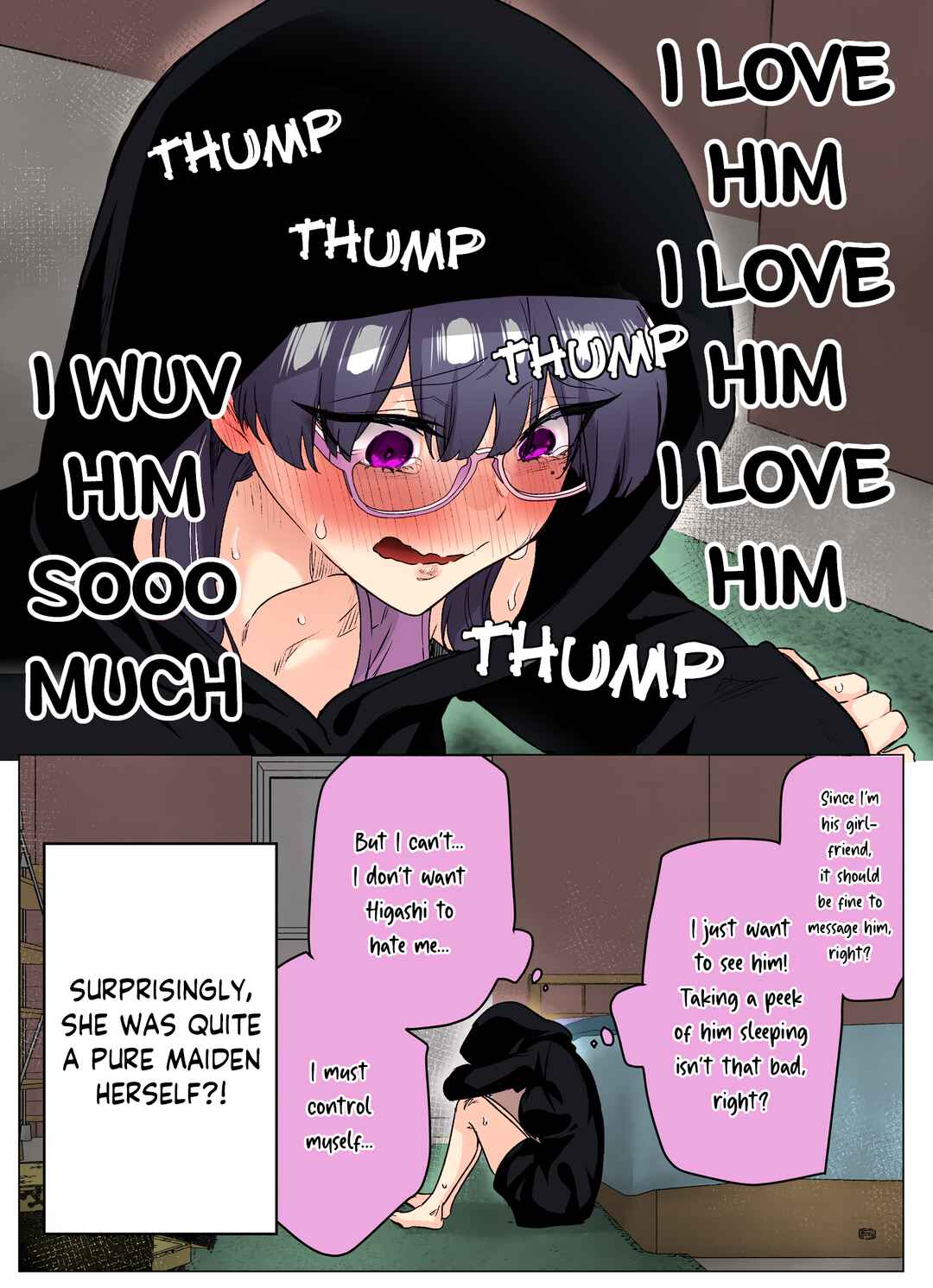 Page 2 Chapter 13 I Thought She Was a Yandere, but Apparently Shes Even Worse (Fan Colored)