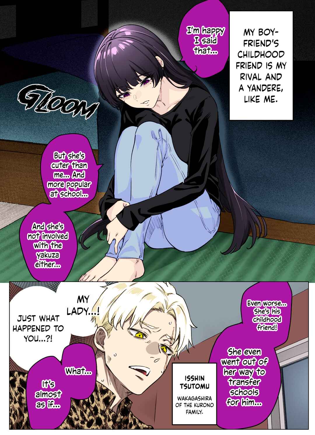 Page 1 Chapter 39 I Thought She Was a Yandere, but Apparently Shes Even Worse (Fan Colored)