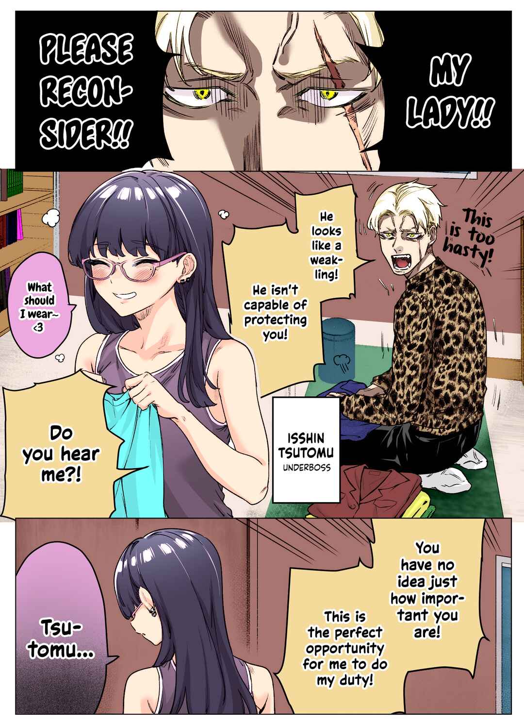 Page 1 Chapter 17 I Thought She Was a Yandere, but Apparently Shes Even Worse (Fan Colored)