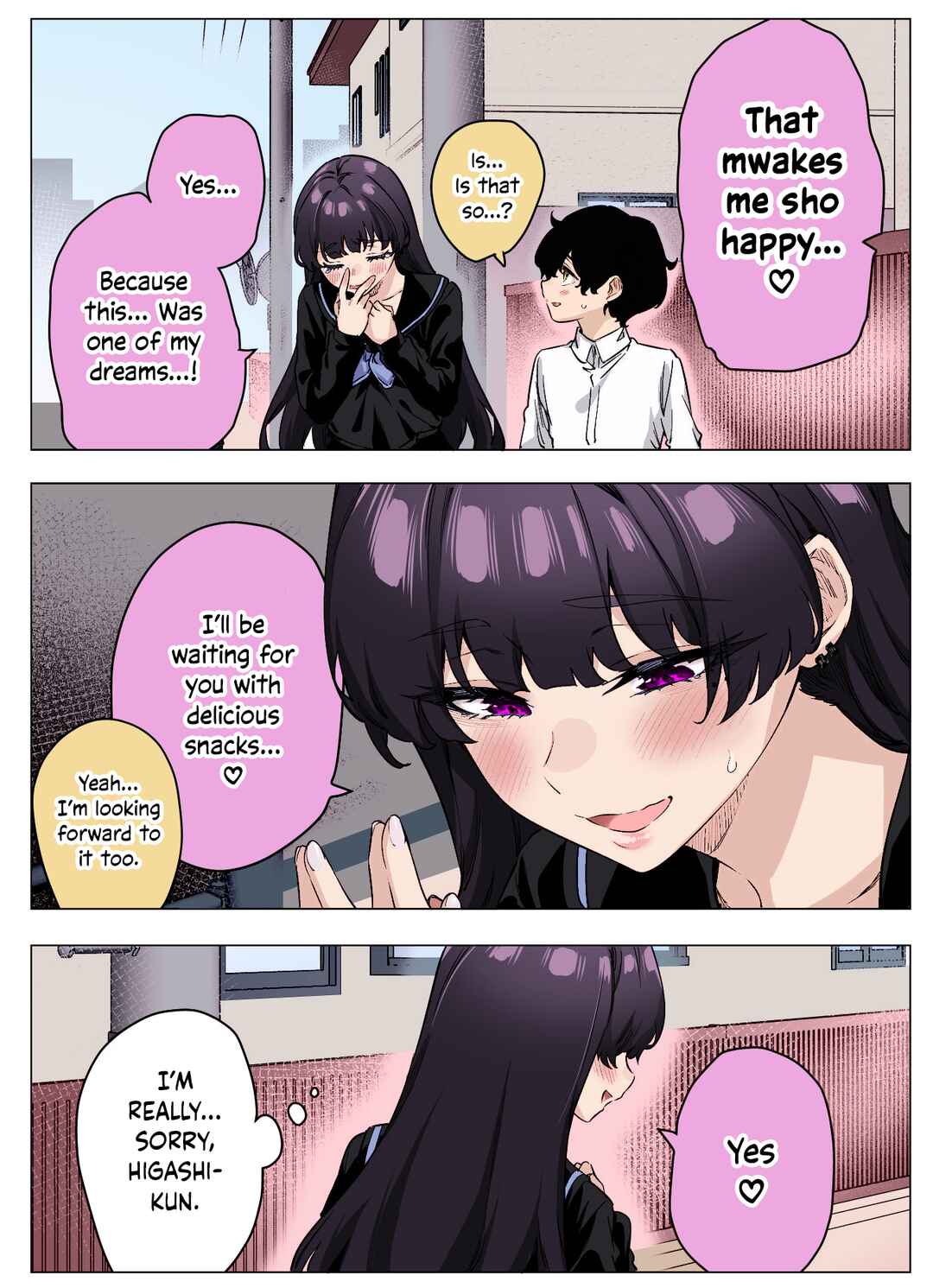 Page 3 Chapter 58 I Thought She Was a Yandere, but Apparently Shes Even Worse (Fan Colored)