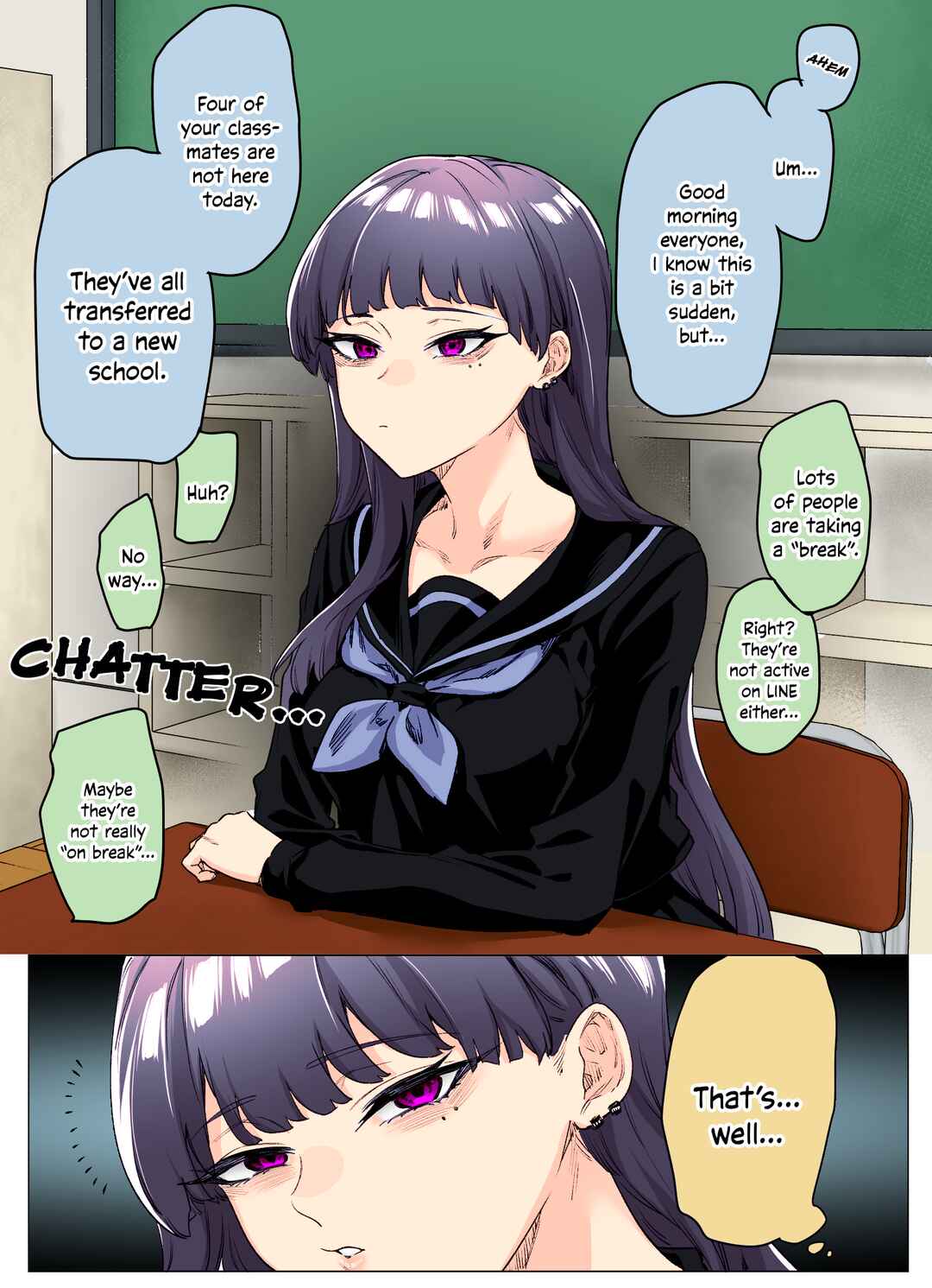 Page 1 Chapter 10 I Thought She Was a Yandere, but Apparently Shes Even Worse (Fan Colored)