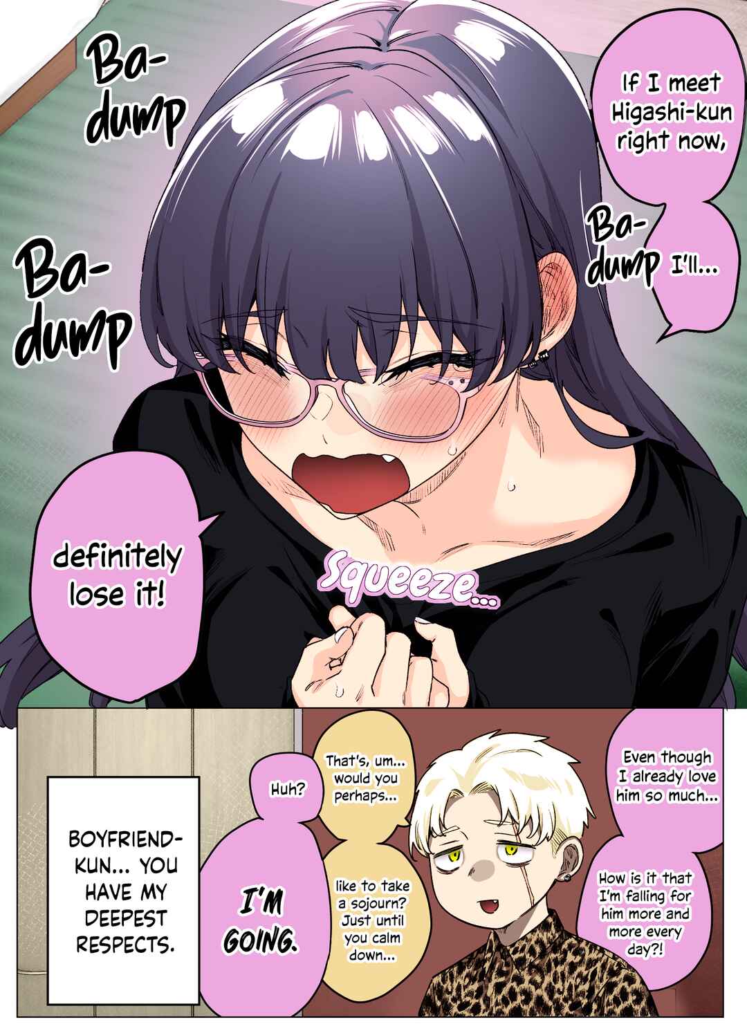 Page 2 Chapter 28 I Thought She Was a Yandere, but Apparently Shes Even Worse (Fan Colored)
