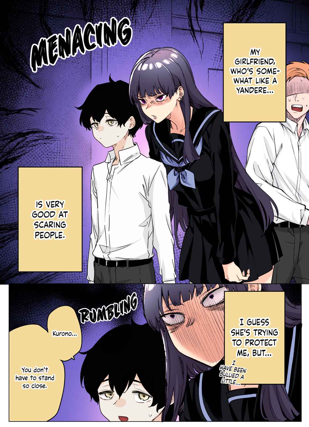 Page 1 Chapter 14 I Thought She Was a Yandere, but Apparently Shes Even Worse (Fan Colored)