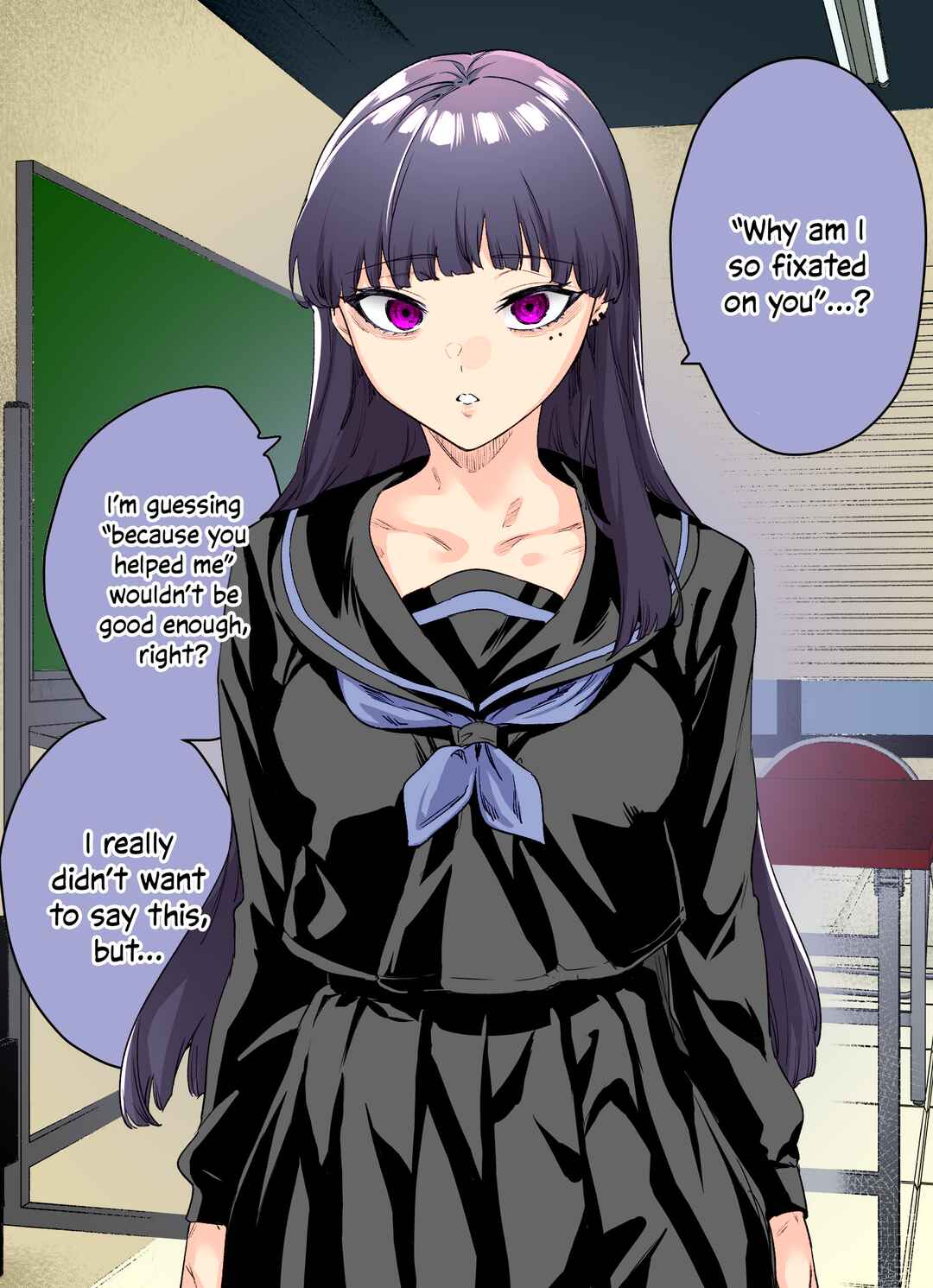 Page 1 Chapter 7 I Thought She Was a Yandere, but Apparently Shes Even Worse (Fan Colored)
