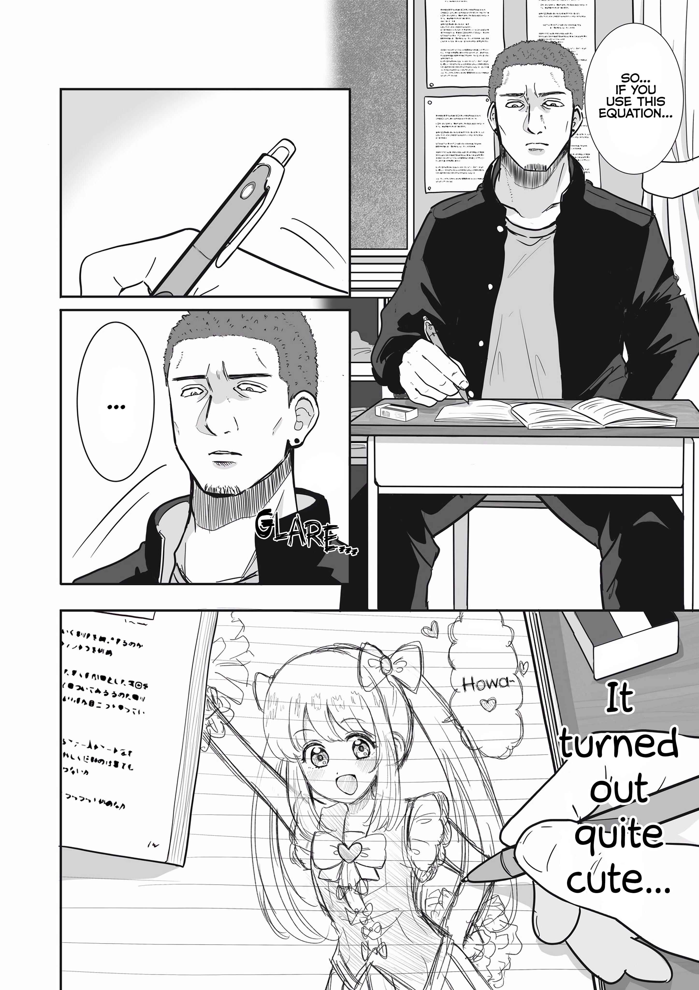 Page 1 Chapter 1 A Guy Who Looks Tough But Draws Cute Stuff