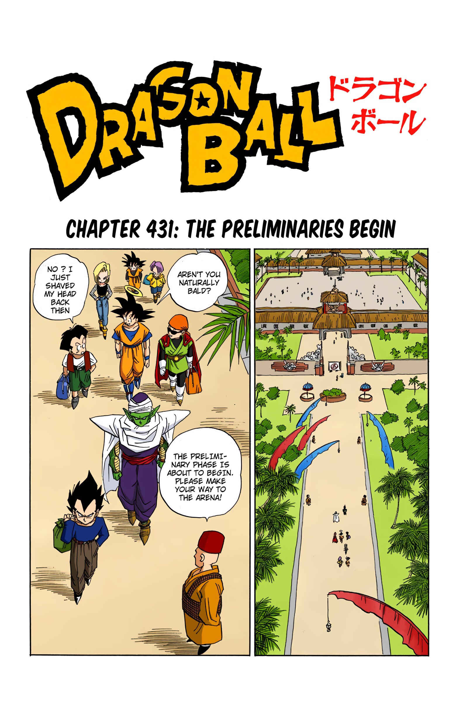 Page 1 Chapter 431 Dragon Ball (Official Colored)