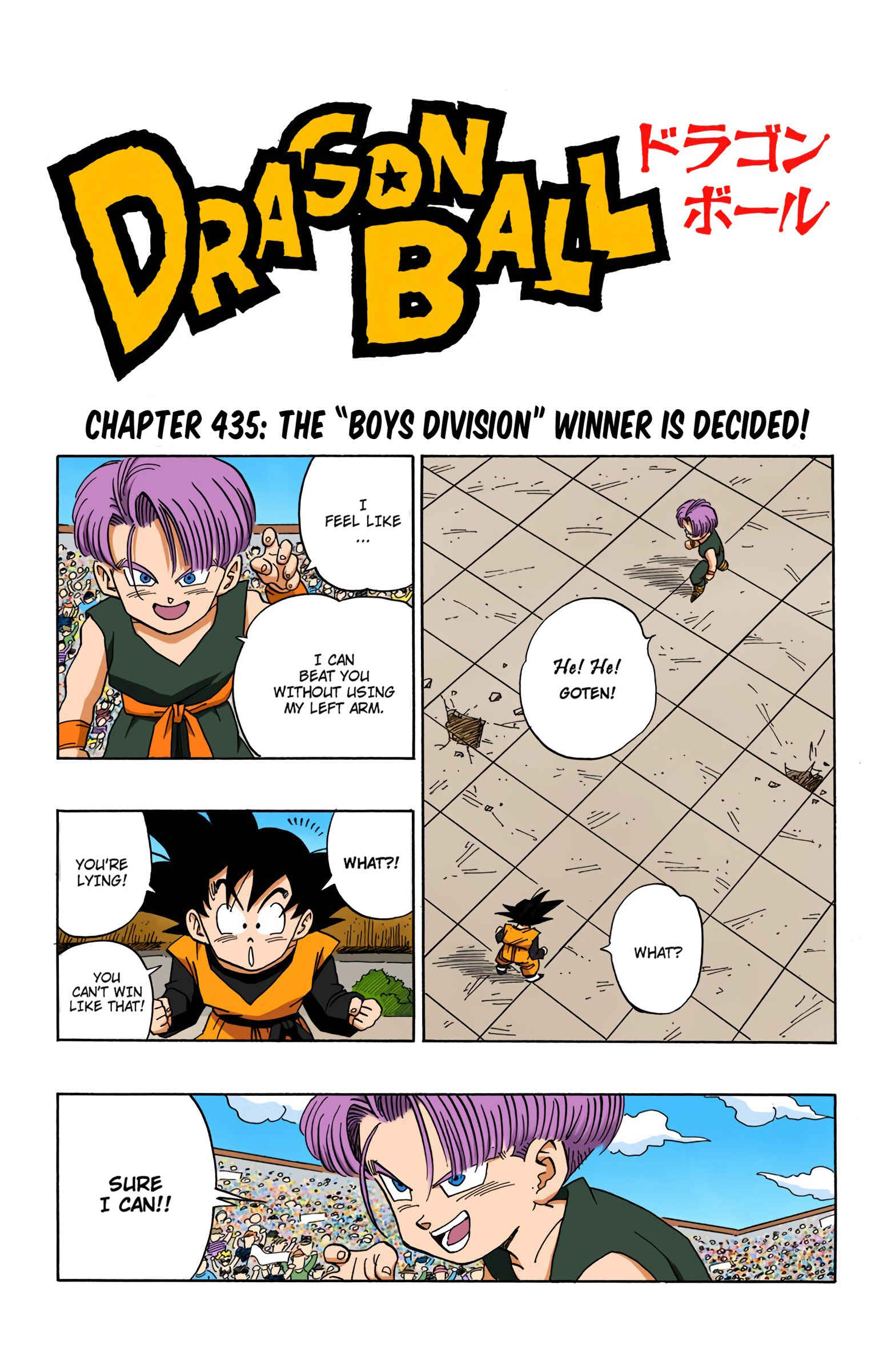 Page 1 Chapter 435 Dragon Ball (Official Colored)