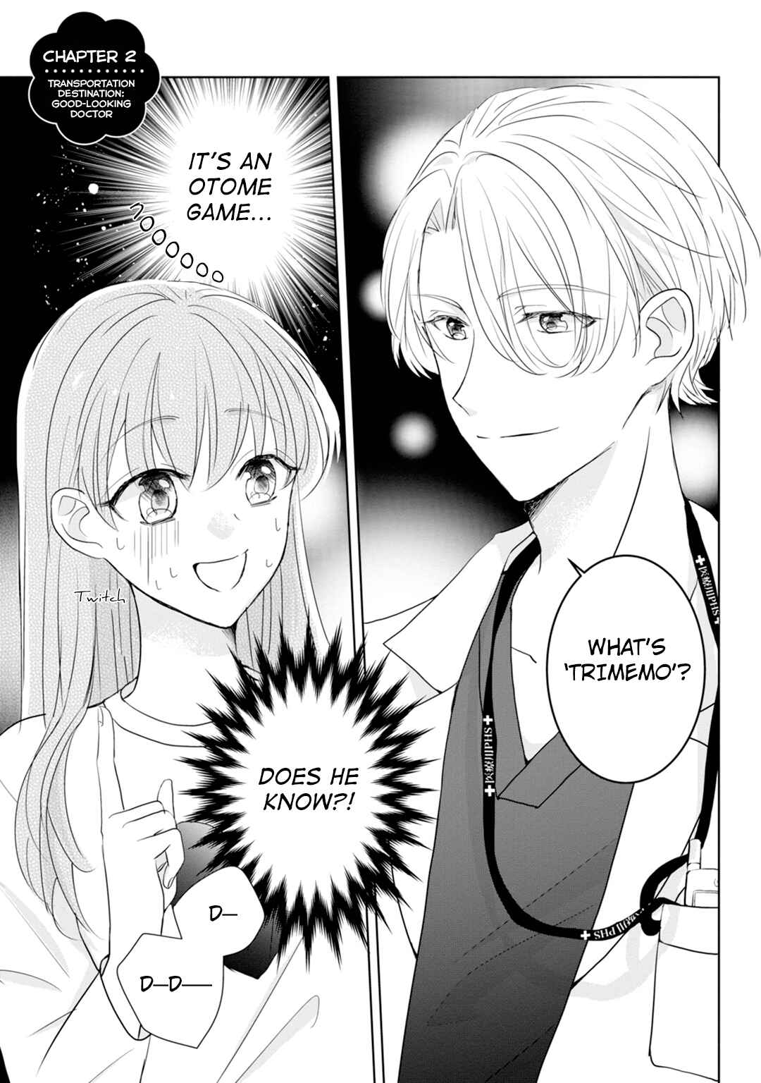 Page 1 Chapter 2 Shinkei Naikai to Otome Gamer