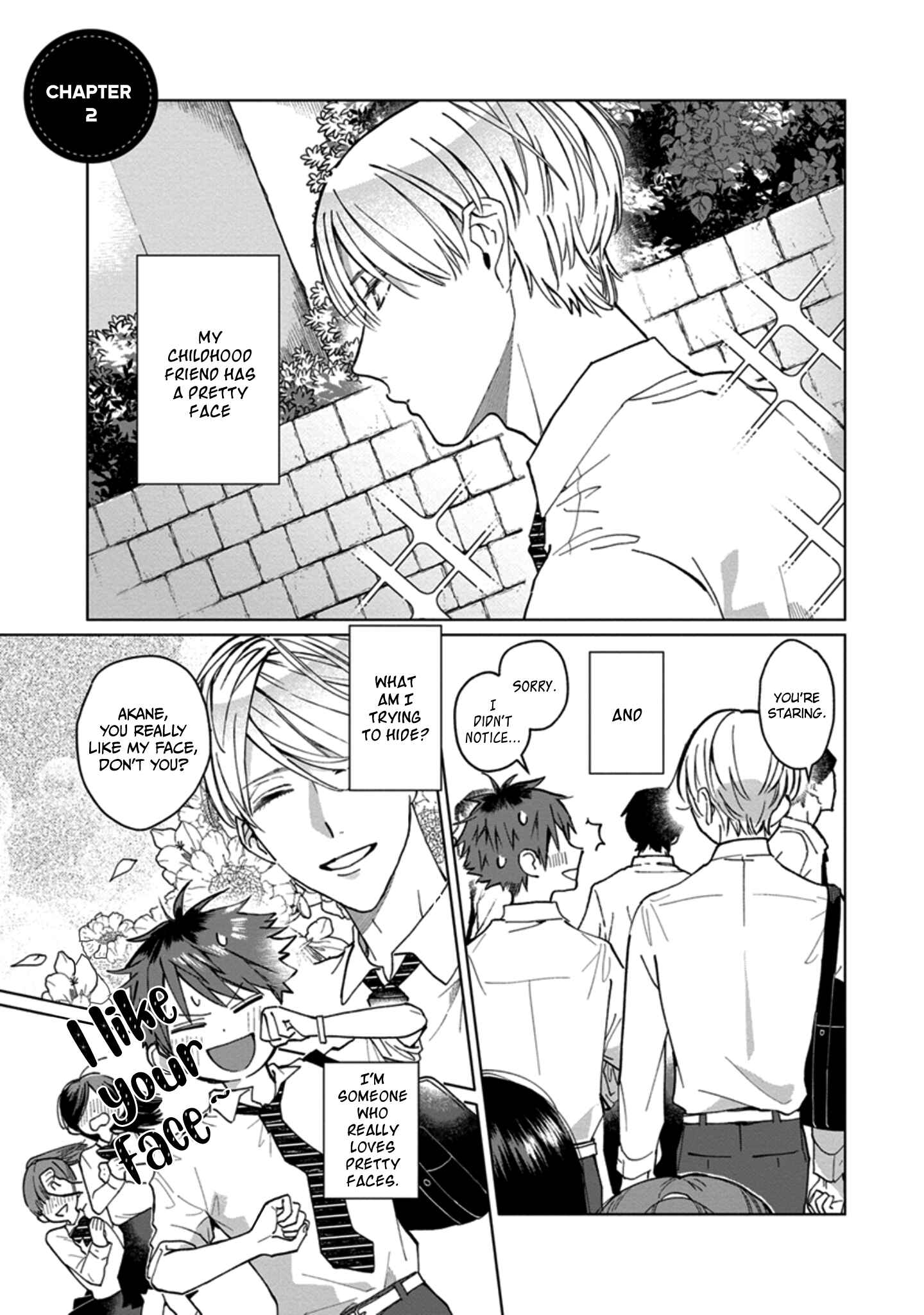 Page 1 Chapter 2 Osananajimi no Kao ga Yosugite Sakaraenai