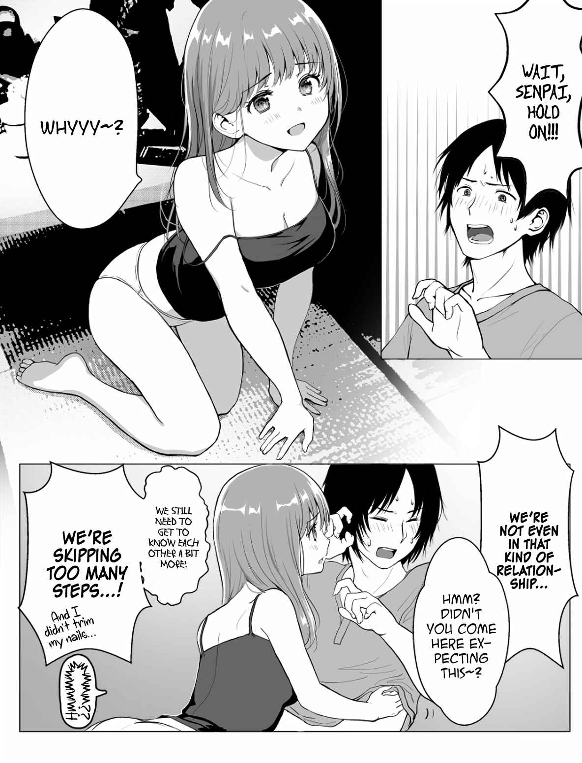 Page 1 Chapter Unknown_699d A Serious Kouhais and a Not-So-Serious Senpais Dating Negotiations