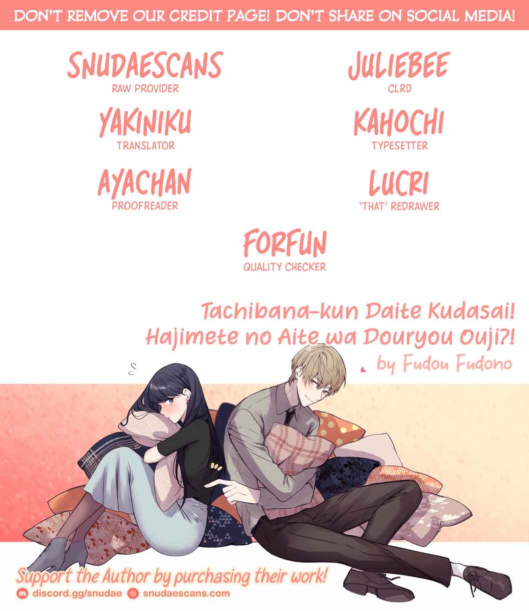 Page 2 Chapter 6 Tachibana-kun Daite Kudasai! Hajimete no Aite wa Douryou Ouji?!