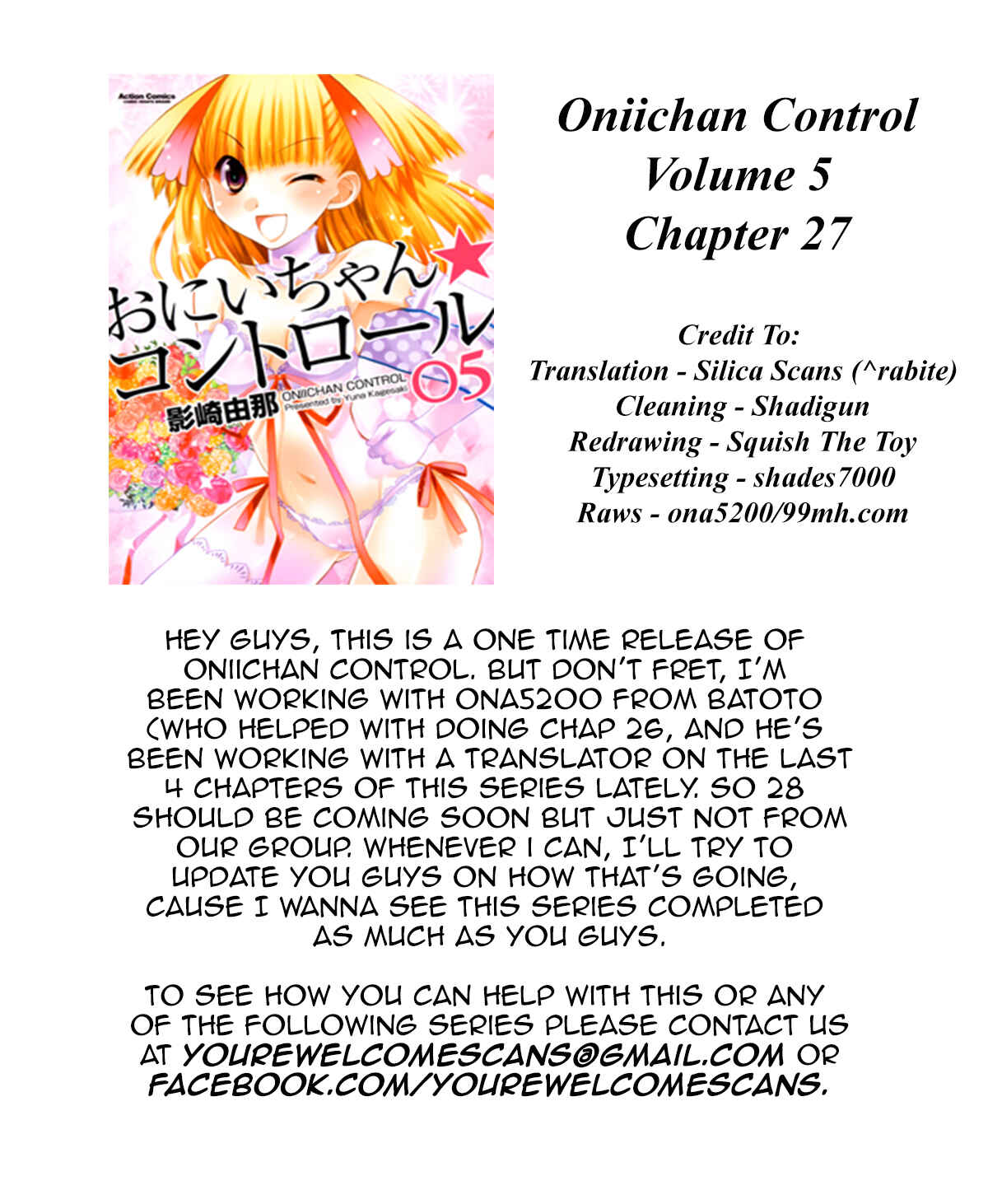 Page 27 Chapter 27 Oniichan Control