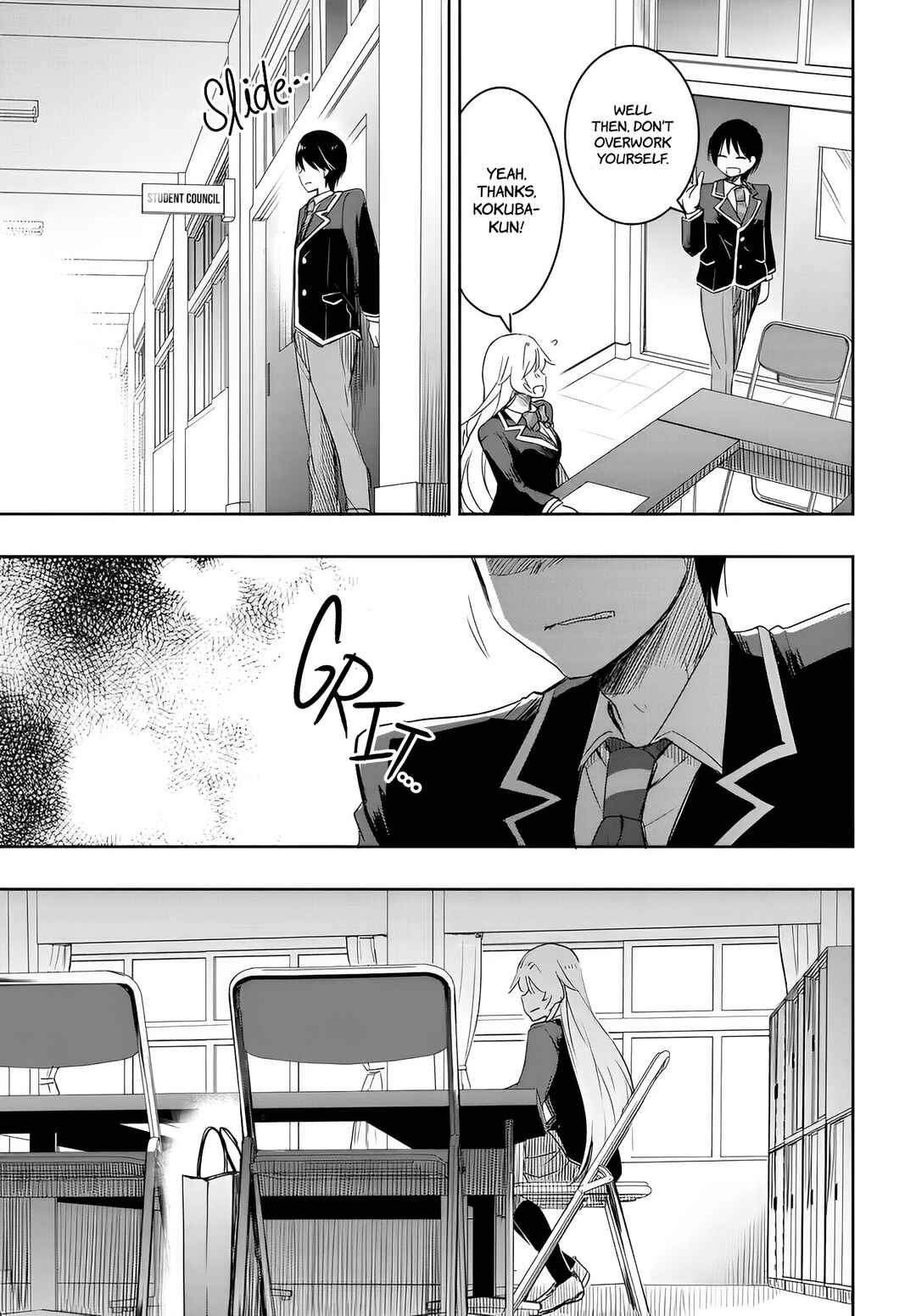 Page 5 Chapter 10 Watashi yori Tsuyoi Otoko to Kekkon shitai no - Seiso na Biji Seito Kaichou (Jitsu wa Moto Banchou) no Himitsu wo Shiru Inkya (Jitsu wa Kanojo wo Koeru Saikyou no Yankee)