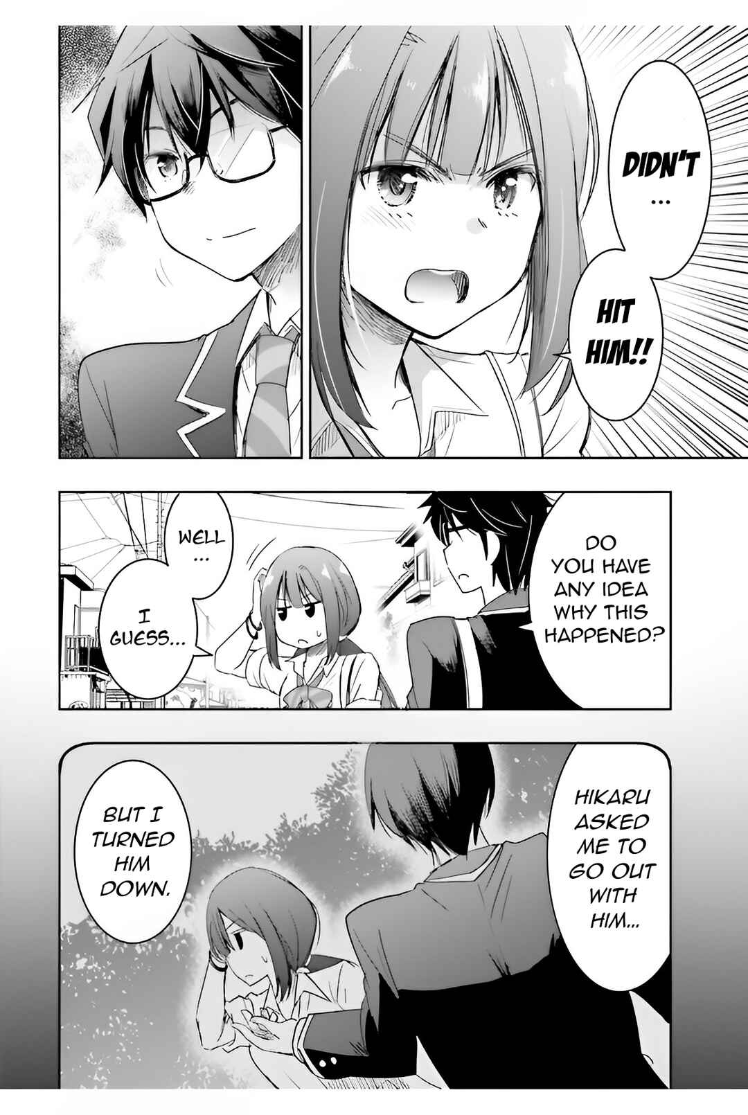 Page 13 Chapter 5 Watashi yori Tsuyoi Otoko to Kekkon shitai no - Seiso na Biji Seito Kaichou (Jitsu wa Moto Banchou) no Himitsu wo Shiru Inkya (Jitsu wa Kanojo wo Koeru Saikyou no Yankee)