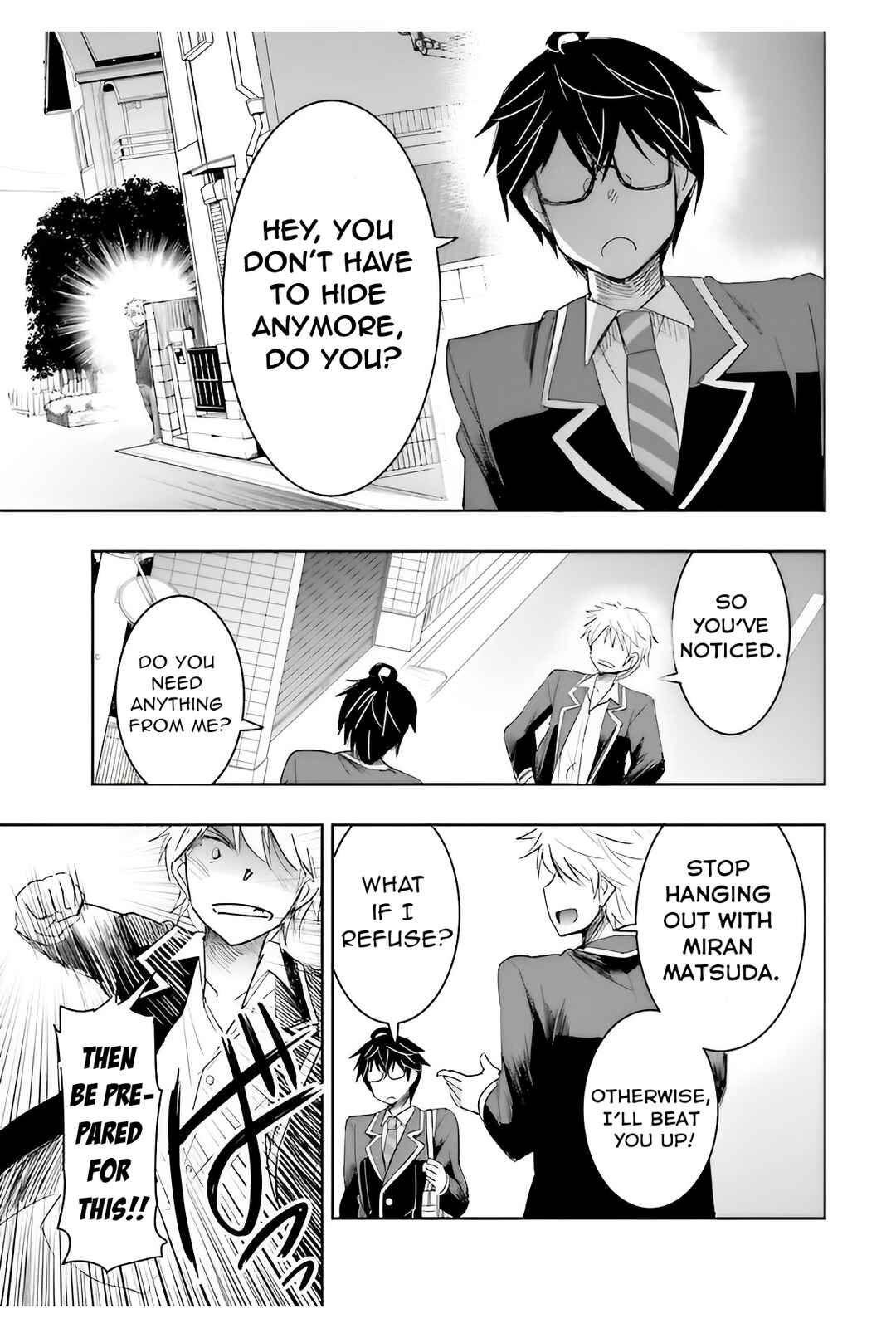 Page 16 Chapter 5 Watashi yori Tsuyoi Otoko to Kekkon shitai no - Seiso na Biji Seito Kaichou (Jitsu wa Moto Banchou) no Himitsu wo Shiru Inkya (Jitsu wa Kanojo wo Koeru Saikyou no Yankee)