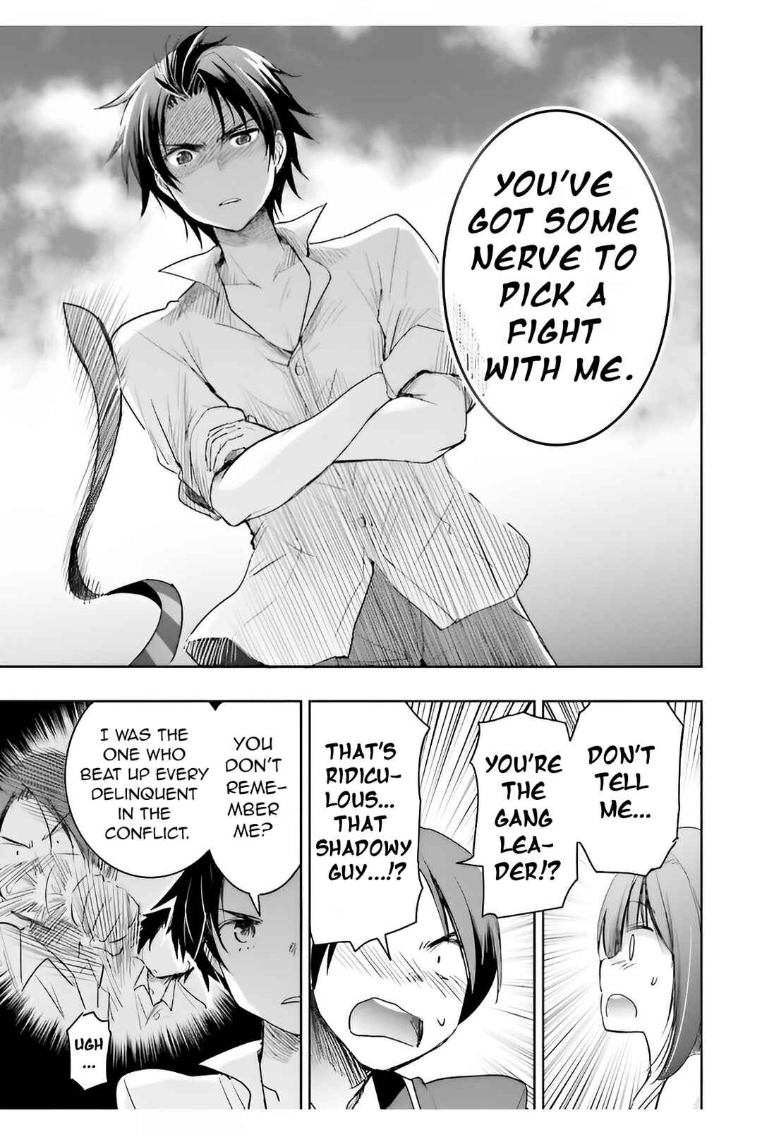 Page 28 Chapter 5 Watashi yori Tsuyoi Otoko to Kekkon shitai no - Seiso na Biji Seito Kaichou (Jitsu wa Moto Banchou) no Himitsu wo Shiru Inkya (Jitsu wa Kanojo wo Koeru Saikyou no Yankee)