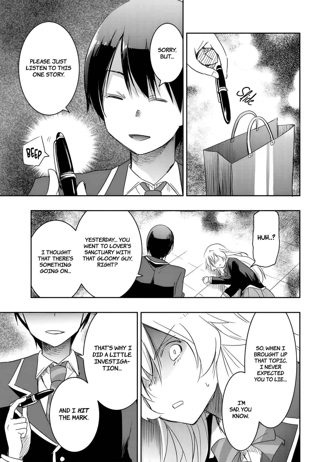 Page 17 Chapter 11 Watashi yori Tsuyoi Otoko to Kekkon shitai no - Seiso na Biji Seito Kaichou (Jitsu wa Moto Banchou) no Himitsu wo Shiru Inkya (Jitsu wa Kanojo wo Koeru Saikyou no Yankee)