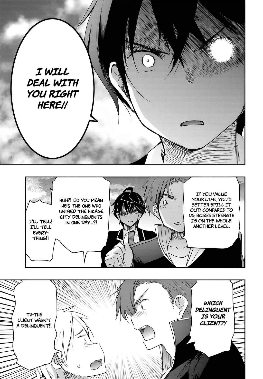 Page 9 Chapter 11 Watashi yori Tsuyoi Otoko to Kekkon shitai no - Seiso na Biji Seito Kaichou (Jitsu wa Moto Banchou) no Himitsu wo Shiru Inkya (Jitsu wa Kanojo wo Koeru Saikyou no Yankee)