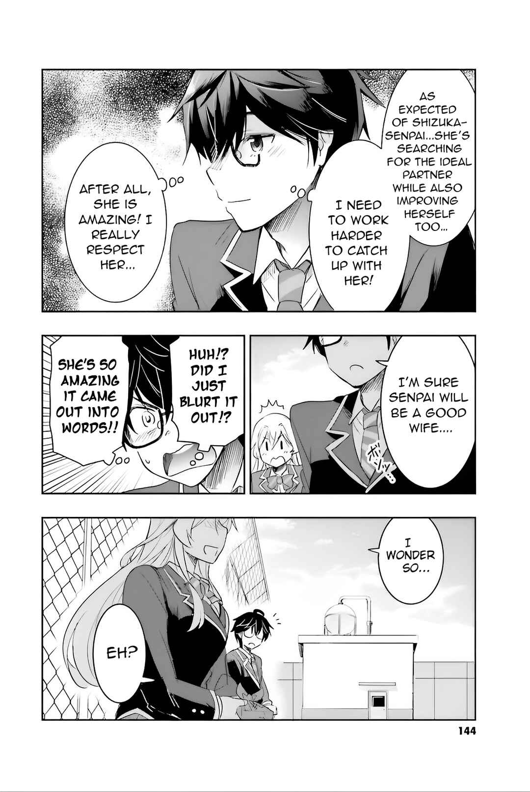 Page 12 Chapter 4 Watashi yori Tsuyoi Otoko to Kekkon shitai no - Seiso na Biji Seito Kaichou (Jitsu wa Moto Banchou) no Himitsu wo Shiru Inkya (Jitsu wa Kanojo wo Koeru Saikyou no Yankee)