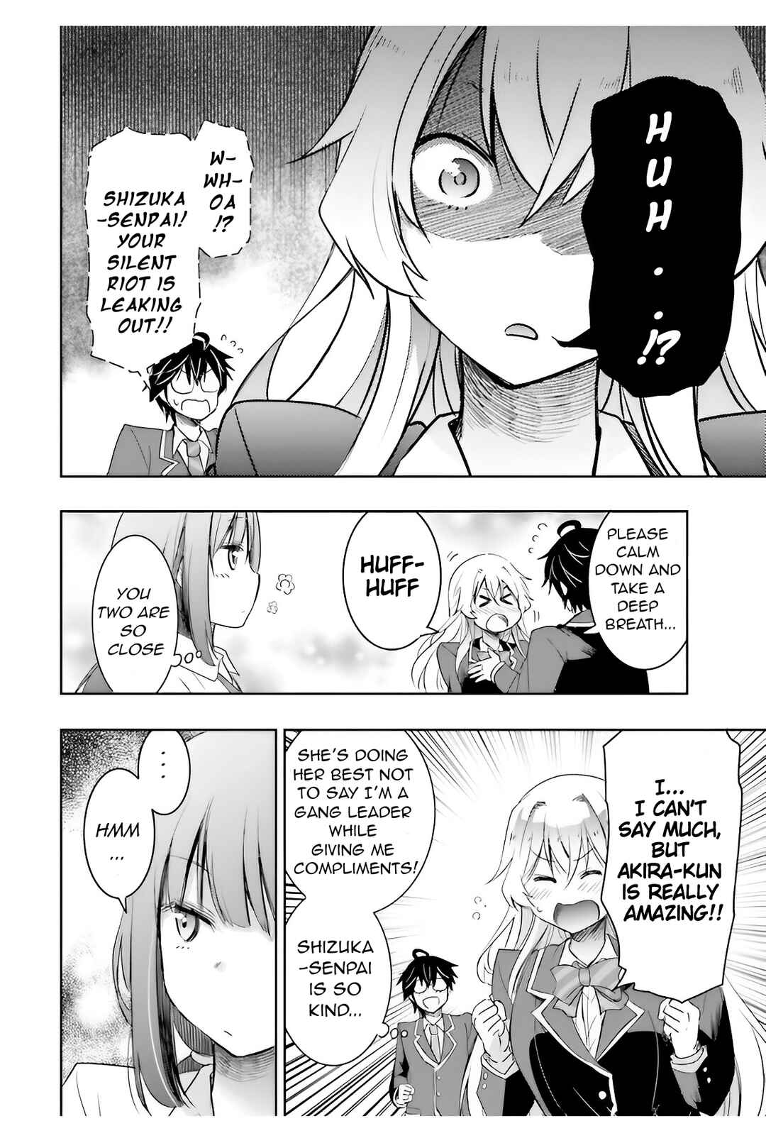Page 18 Chapter 4 Watashi yori Tsuyoi Otoko to Kekkon shitai no - Seiso na Biji Seito Kaichou (Jitsu wa Moto Banchou) no Himitsu wo Shiru Inkya (Jitsu wa Kanojo wo Koeru Saikyou no Yankee)