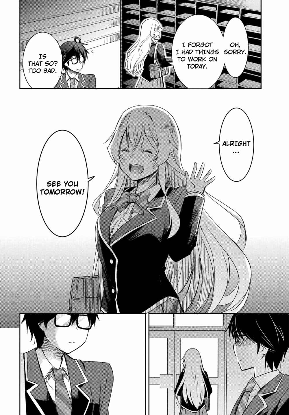 Page 7 Chapter 2 Watashi yori Tsuyoi Otoko to Kekkon shitai no - Seiso na Biji Seito Kaichou (Jitsu wa Moto Banchou) no Himitsu wo Shiru Inkya (Jitsu wa Kanojo wo Koeru Saikyou no Yankee)