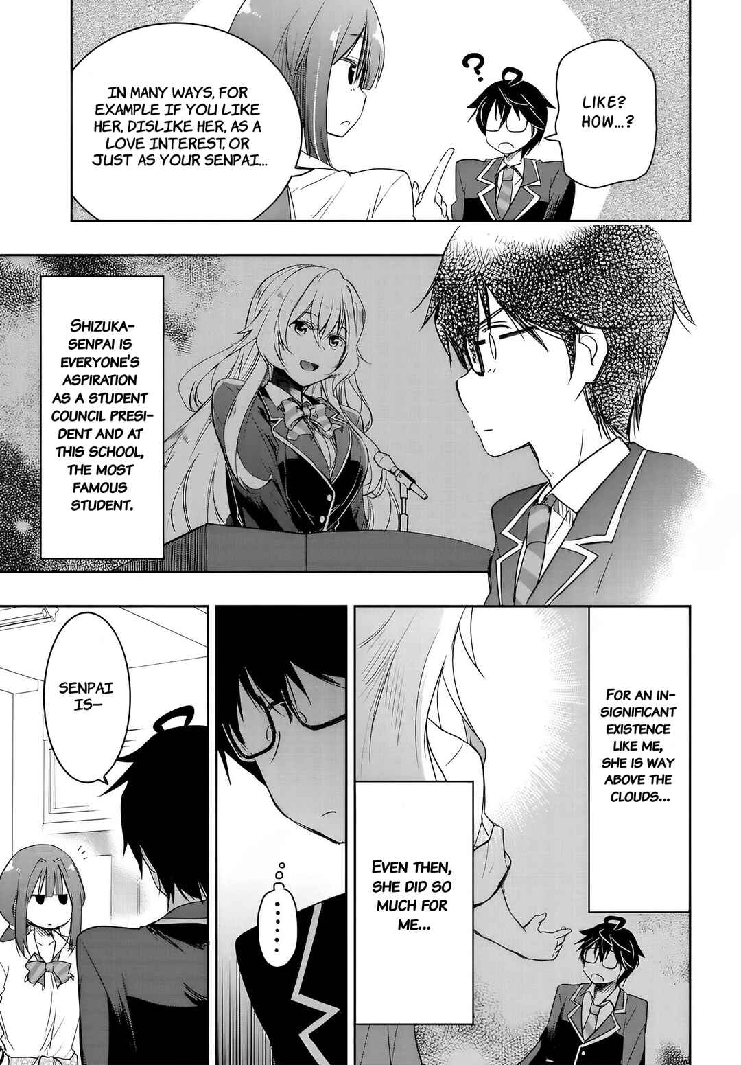 Page 6 Chapter 8 Watashi yori Tsuyoi Otoko to Kekkon shitai no - Seiso na Biji Seito Kaichou (Jitsu wa Moto Banchou) no Himitsu wo Shiru Inkya (Jitsu wa Kanojo wo Koeru Saikyou no Yankee)